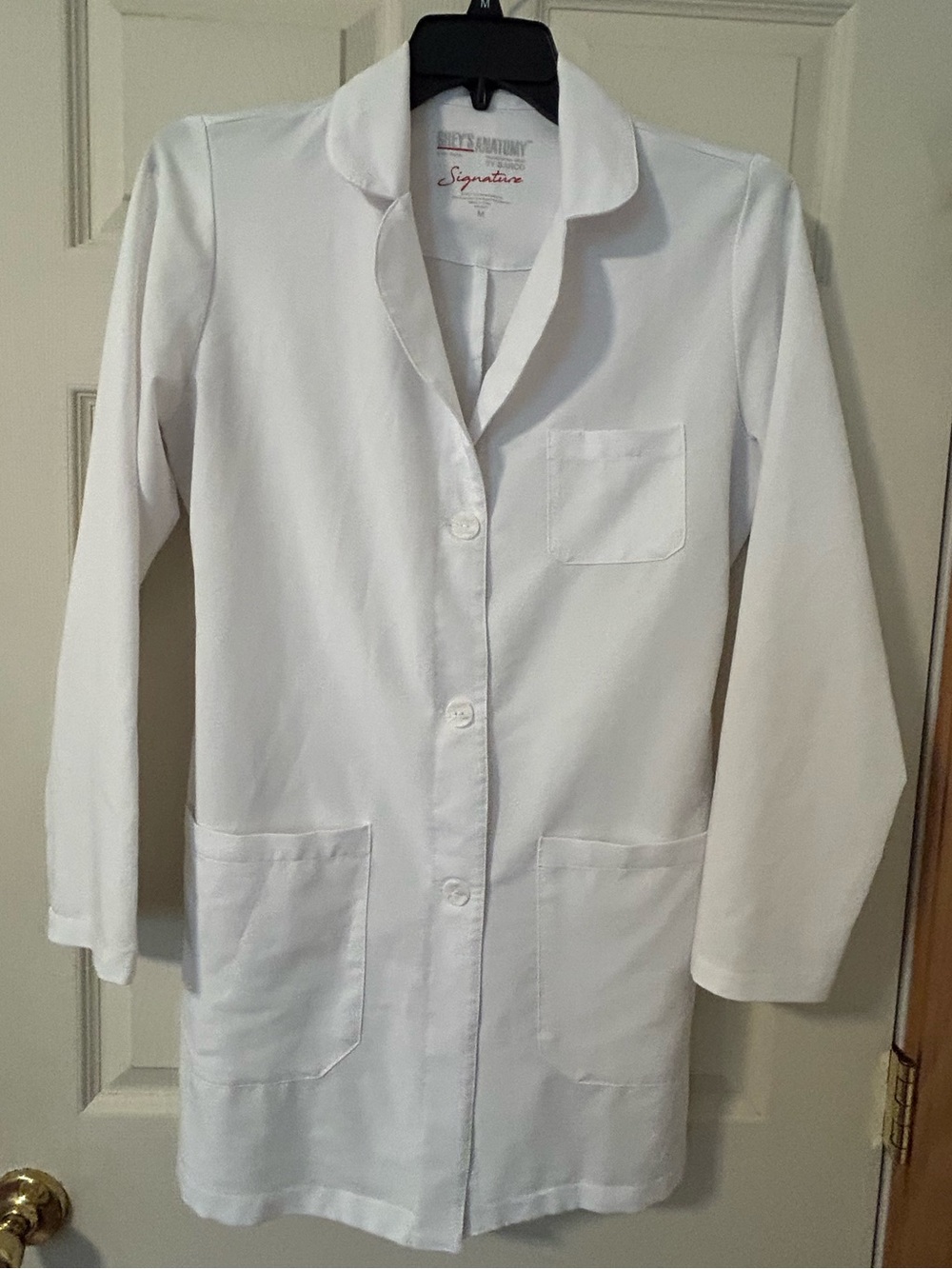 Grey's Anatomy White Lab Coat Scrub M